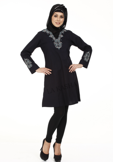Poly crepe Embroidery Tunic