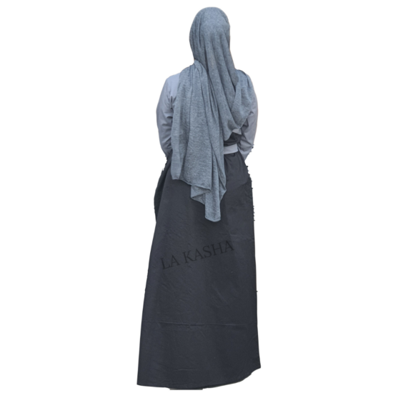 Abaya in light weight Twill, with belt.