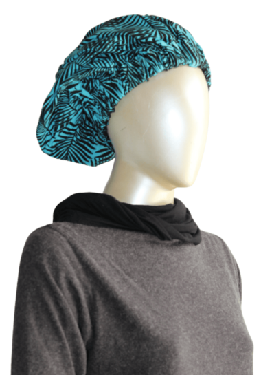 Double sided & adjustable in rayon print cap