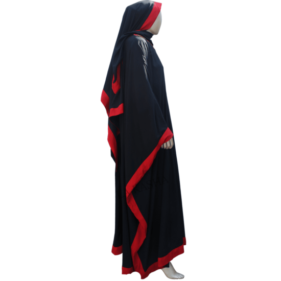 Abaya kaftan & hijab set Dubai style hand worked in crepe