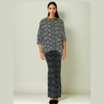 Poly-Crepe Modal Print Kaftan Co-ord Set