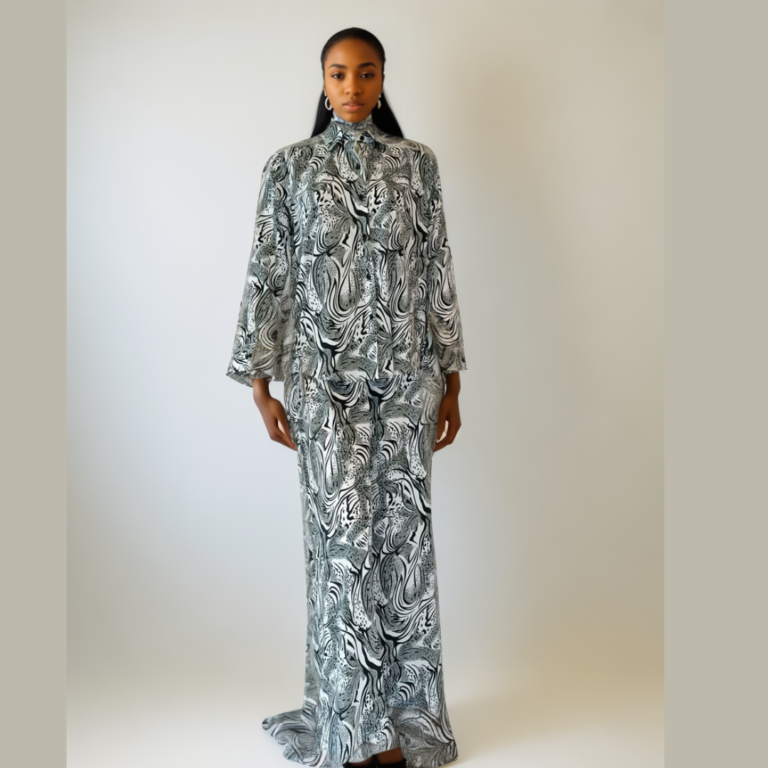 Abstract Print Co-ord Set – Elegant, Comfortable & Stylish