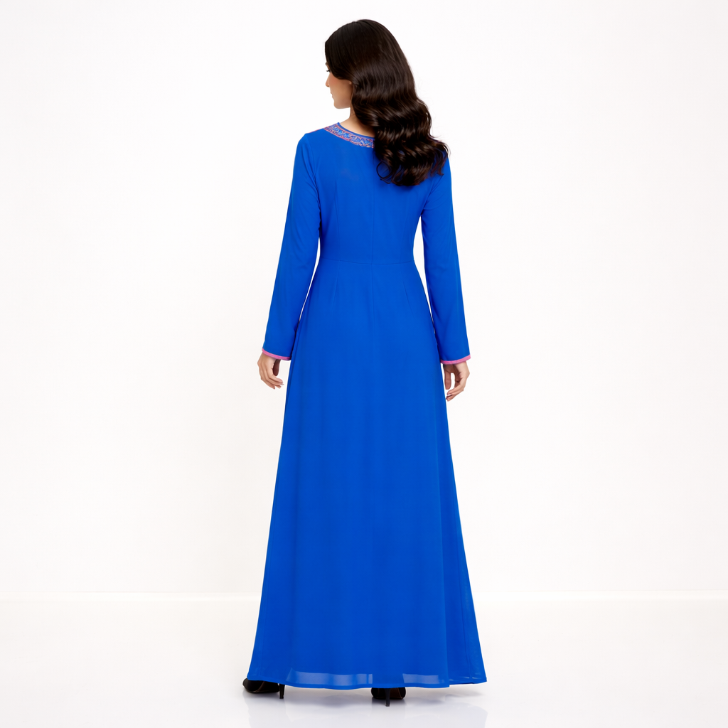 Embroidered Grace Abaya – Stylish Modest Wear for Women - Image 6