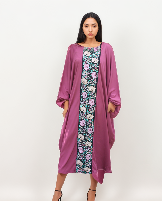 Parsi Gara Embroidery for Luxurious Kaftan