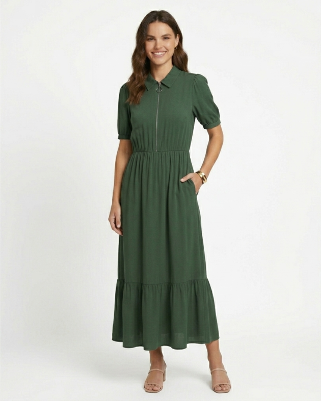 Women's Pure Cotton Summer Maxi Dress | Breathable, Casual