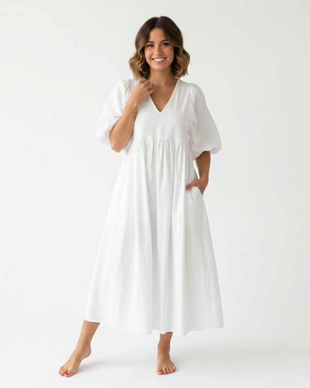 Soft Cotton Maxi Dress for Women | Cool, Casual & Stylish