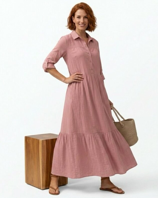 Casual Cotton Summer Dress | Flowy, Comfortable