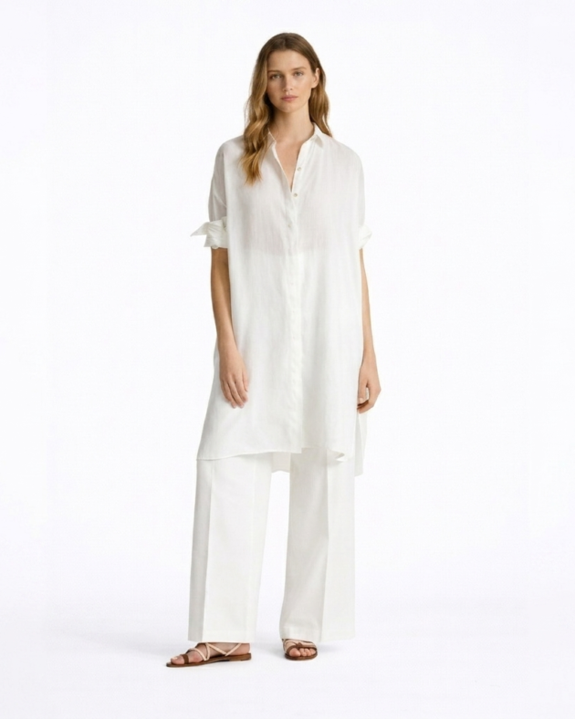 Cotton Tunic Top & Pants Set – Women's Casual wear