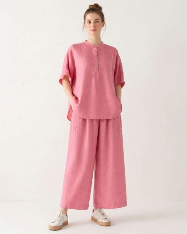 Women’s Cotton Co-Ord Set – Tunic Top & Relaxed Pants
