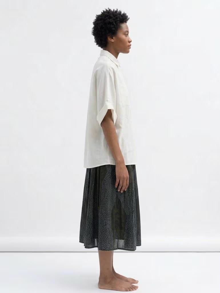 Pure Cotton Drop Shoulder Shirt for Women - Image 5