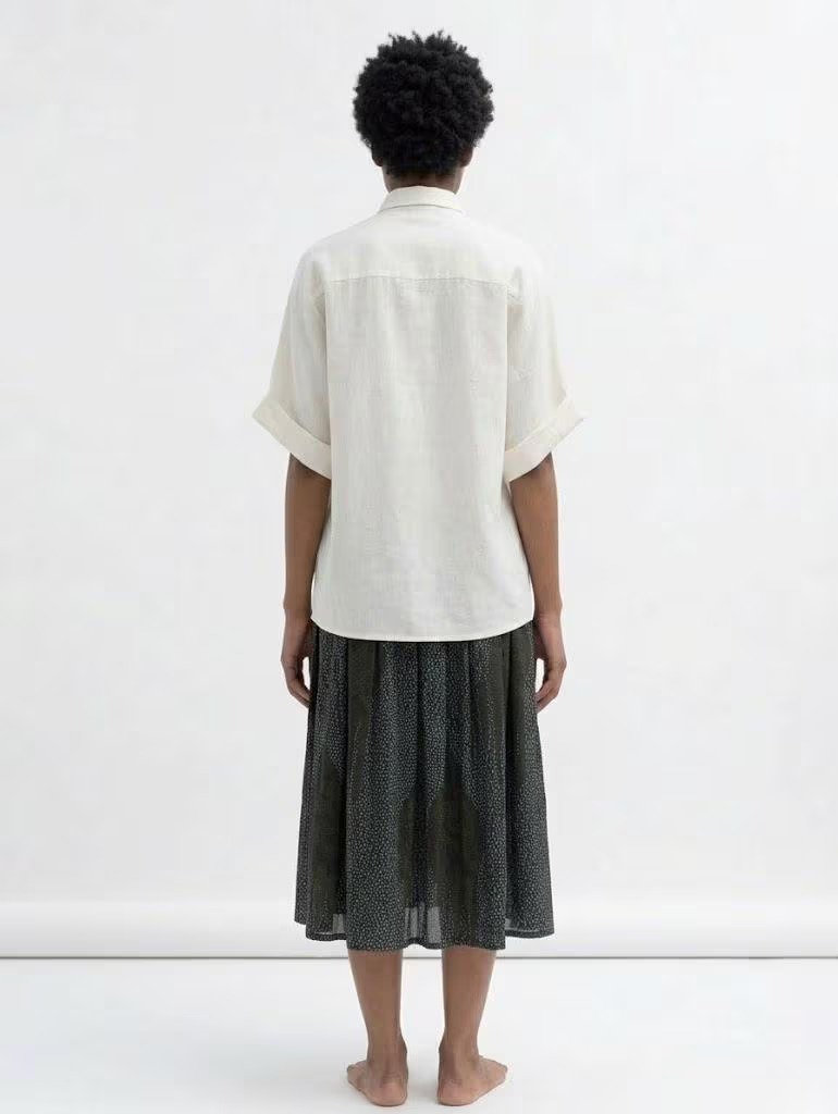 Pure Cotton Drop Shoulder Shirt for Women - Image 8